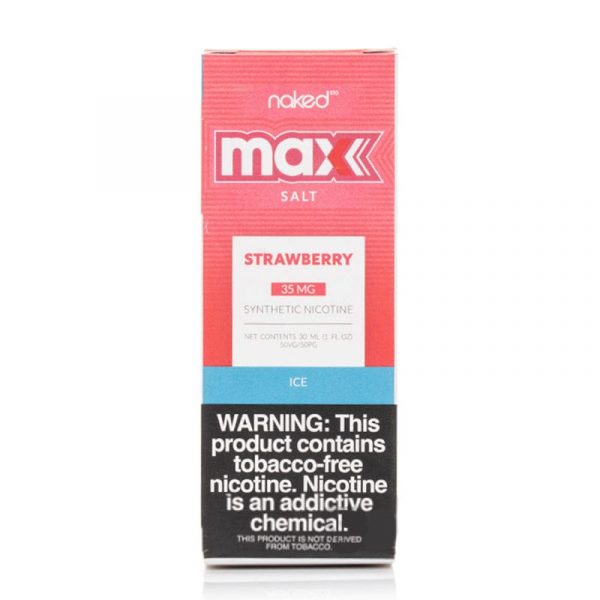 Naked Max Nicsalt Strawberry Ice Positive Burn