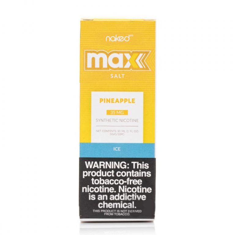 Naked Max Nicsalt Pineapple Ice Positive Burn